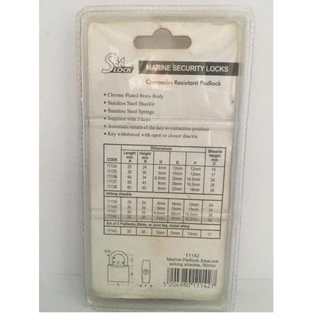 Paslanmaz Çelik Asma Kilit Marin Tip