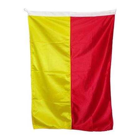 Can Kurtaran Bayrak Kare Sarı-Kırmızı