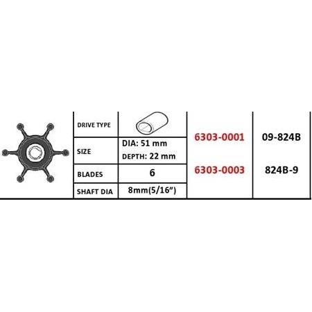 İmpeller / 6303-0001 / 6303-0003