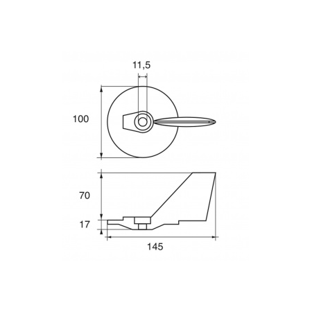 Yamaha- Mariner Tutyası /  6J945371  6J9-45371-00