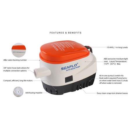 Otomatik Sintine Pompası 12V / 750 Gph