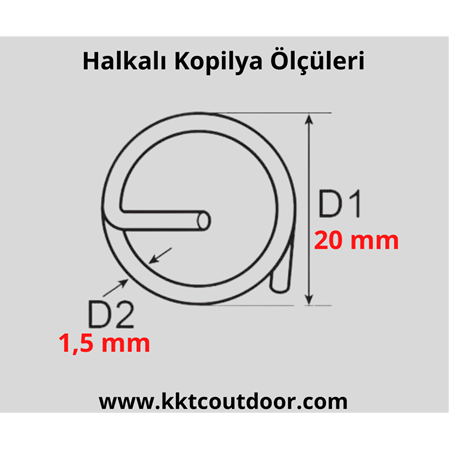 Paslanmaz Halka Kopilya / 1,5 mm