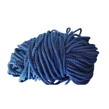 10 mm Lacivert 3 Kollu Halat / 50 metre
