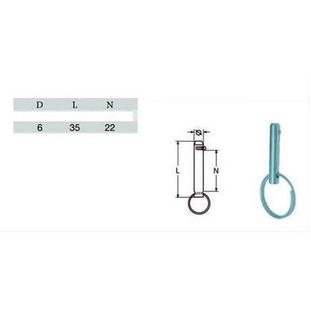 Paslanmaz Pim Halkalı 6 mm Inox